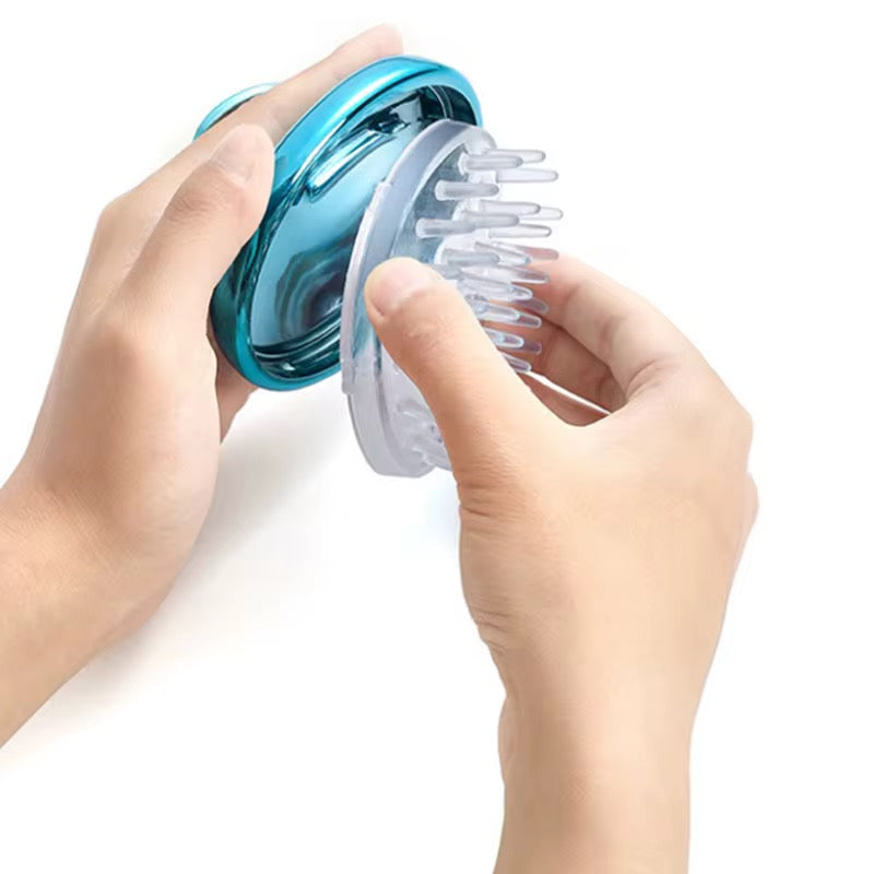 Ergonomic massage brush