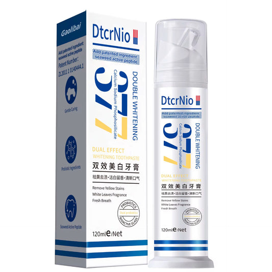Dentifrice spray double blanchiment