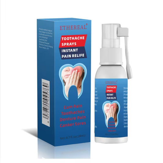 Dentifrice spray pour douleurs caries
