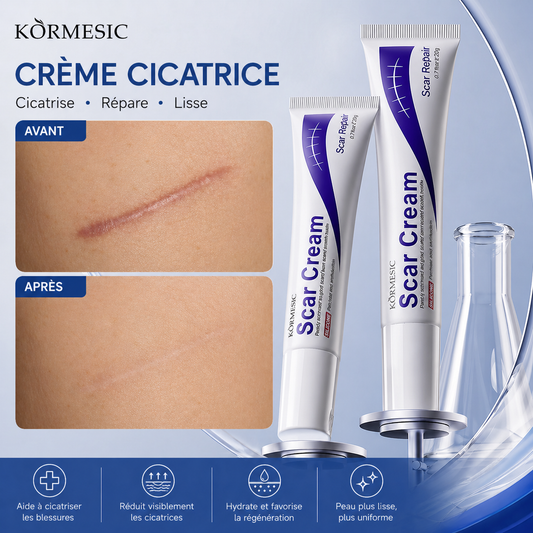 Crème traitante pour cicatrice
