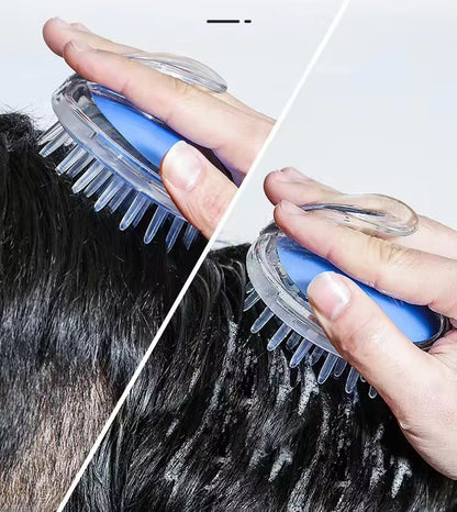 Ergonomic massage brush